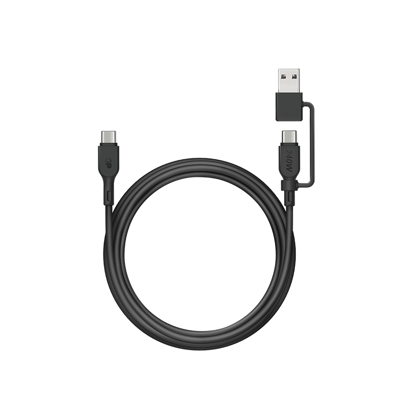 GP 1.5m 2-in-1 USB-C to USB-C/Lighting 60W Charge and Sync Cable CXBP