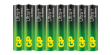 Ultra+ AAA Alkaline battery 8s