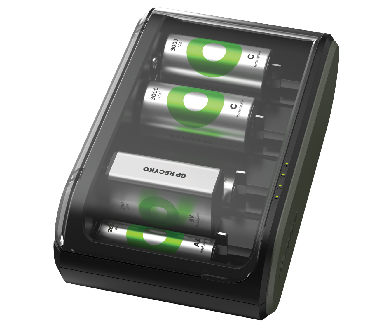 GP Recyko Charger (USB) 6-slot NiMH Universal Charger B631