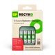 GP Recyko rechargeable battery starter kit – Includes Charger (B423) + 4 Pre-charged AA 2,100mAh Batteries (Bundle with a  battery storage box)