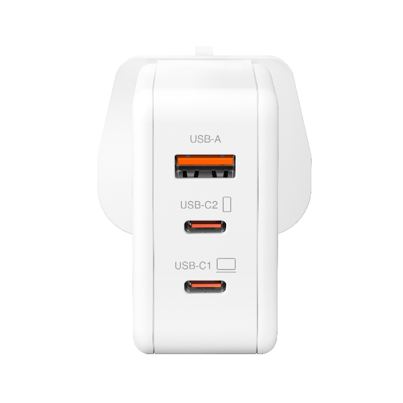 GP 65W GaN Charger 3-ports USB-C & USB-A
