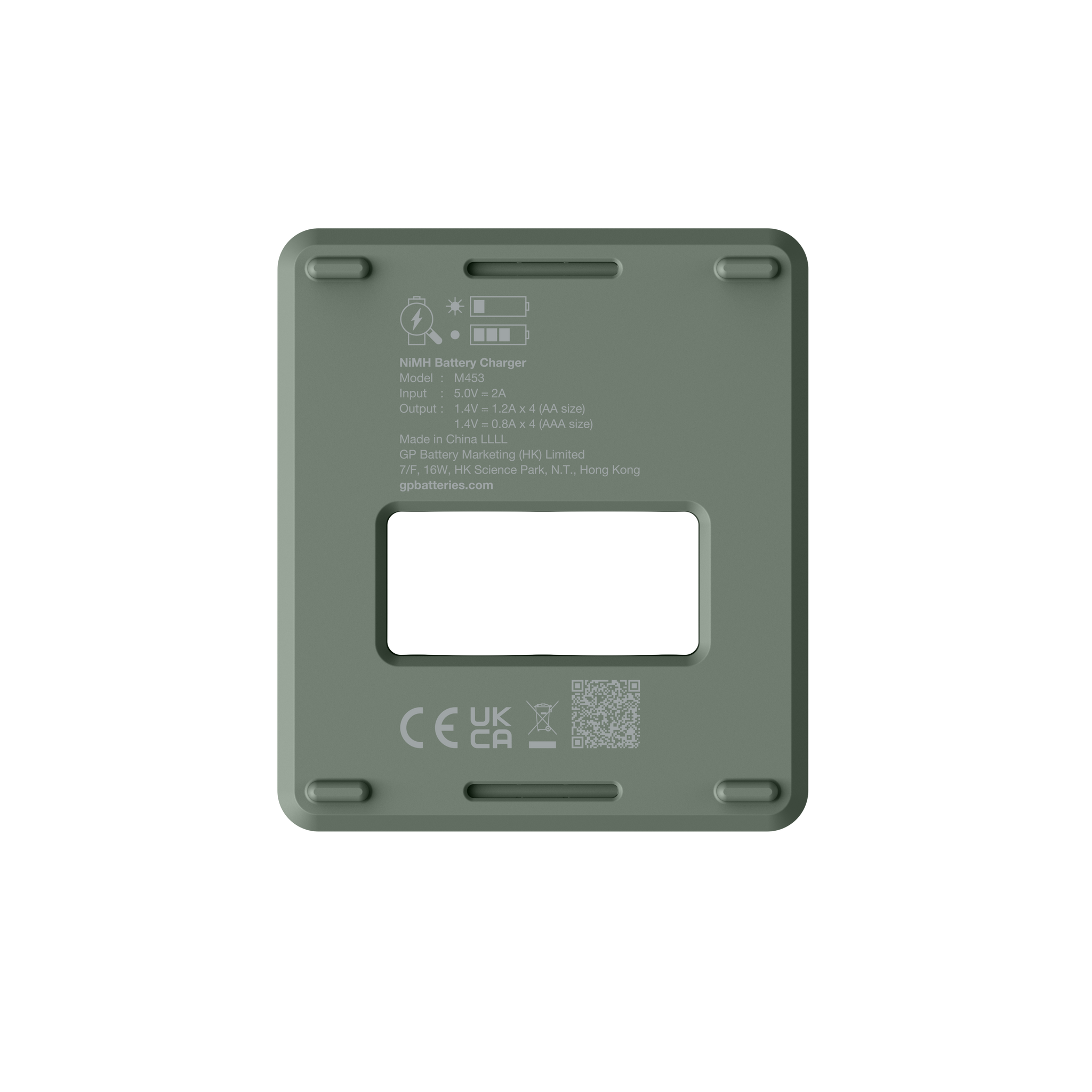 GP Recyko 4-slot M453 NiMH Battery Charger