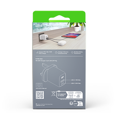 GP 30W USB-C & USB-A Dual Ports PD Fast Charger