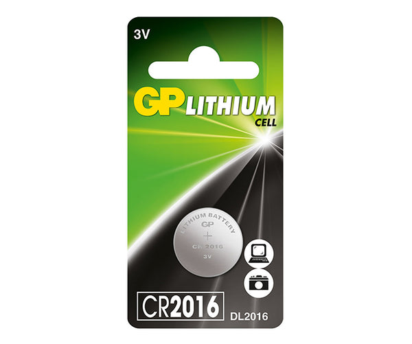 GP Button Cell - Lithium CR2016-GP Batteries Hong Kong
