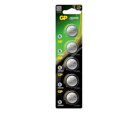 GP Lithium Coin Batteries CR2025