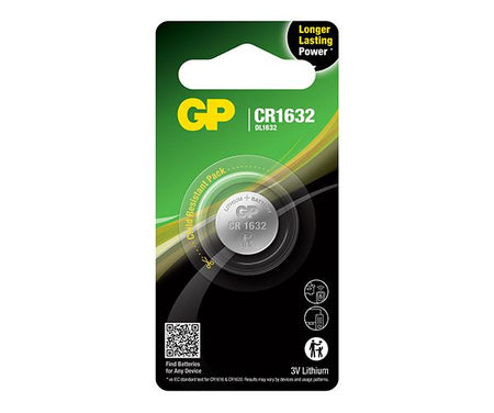 GP Lithium Coin Batteries CR1632